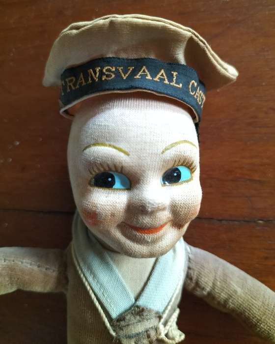 Vintage Union Castle souvenir sailor doll (1)