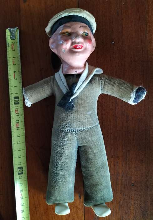 Vintage Union Castle souvenir sailor doll (8)