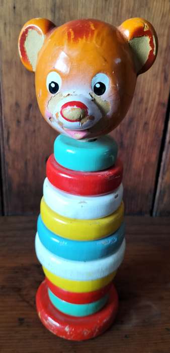 Vintage educational toy - Wood