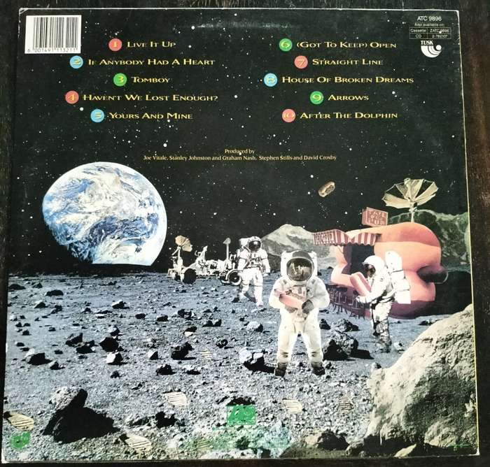 Vintage Vinyl / LP - Crosby, Stills & Nash - Live it up