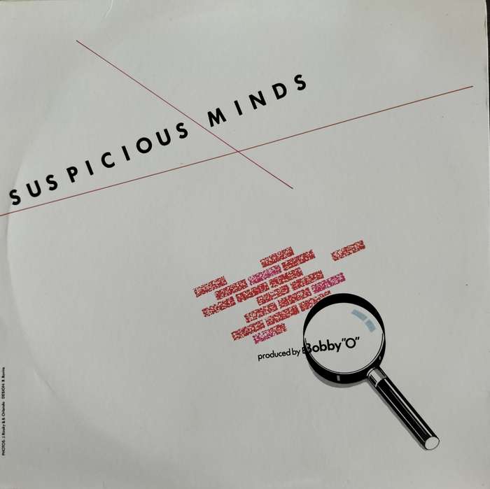 Vintage Vinyl / LP - Bobby `O` - Suspicious minds (Club mix & Radio dub)