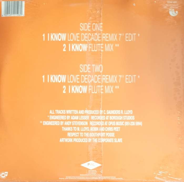 Vintage MAXI LP / Vinyl: New Atlantic - I know (Sealed)