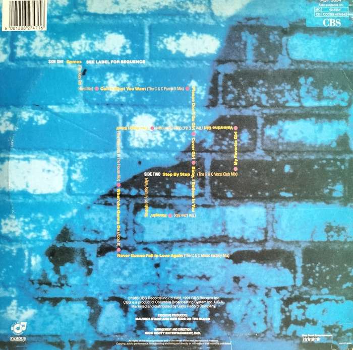 Vintage Maxi LP / Vinyl: - New Kids on the Block - No more games (2LP)
