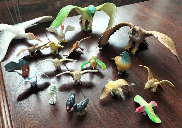 Vintage collection of plastic birds (x20))