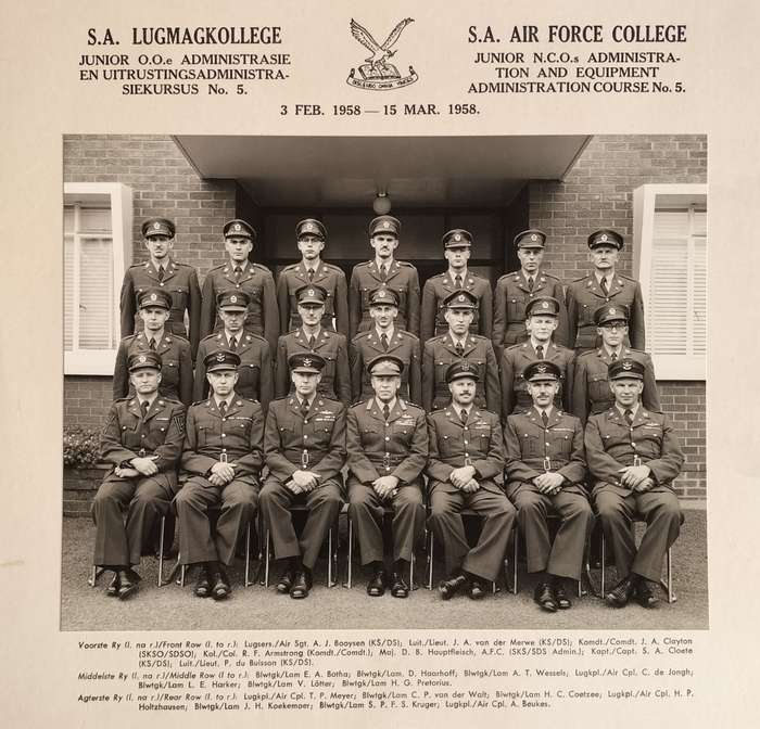 Military photograph - SA Air Force College (1958)