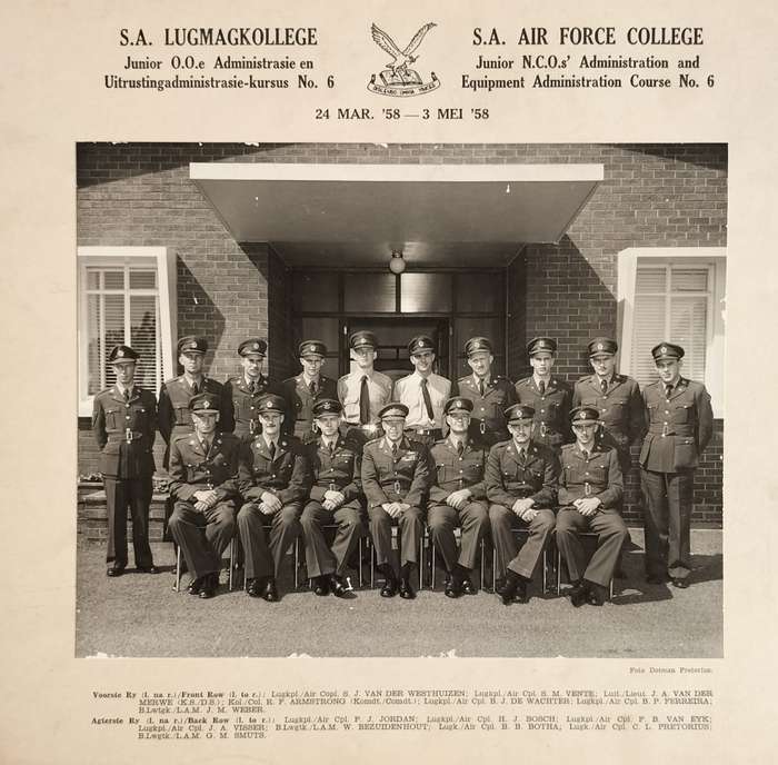 Military photograph - SA Air Force College (1958)