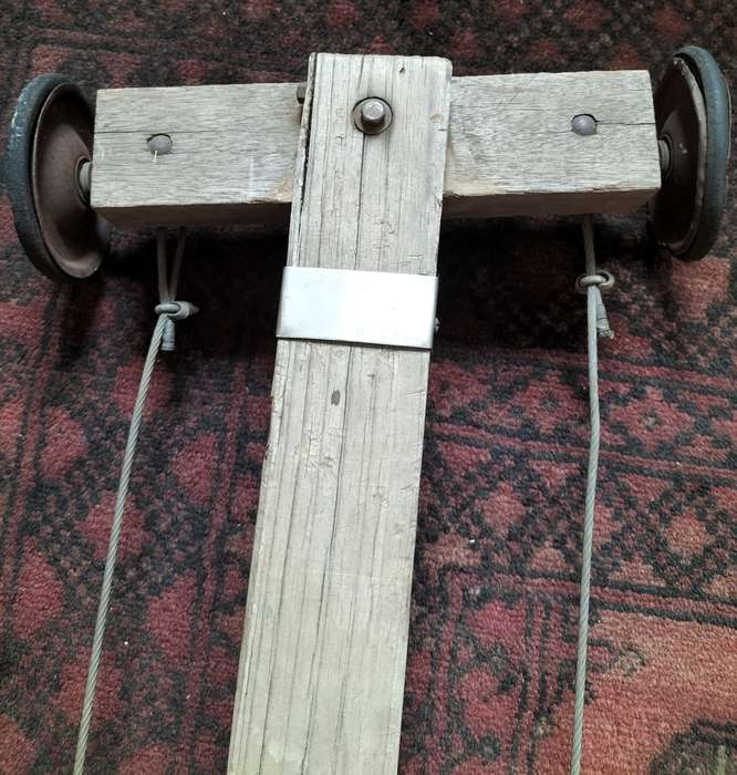 Sturdy wooden soap box cart (kaskar)