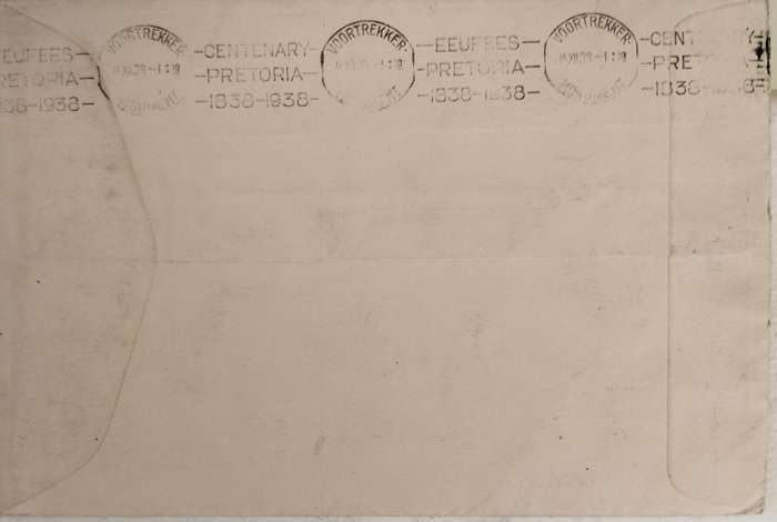 Voortrekker Monument - Commemorative cover - 1938