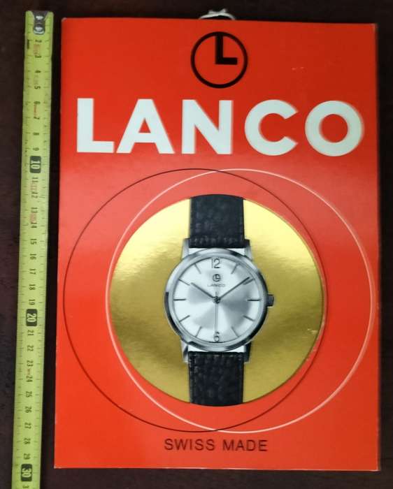 Vintage Wrist Watch Advertising - Lanco