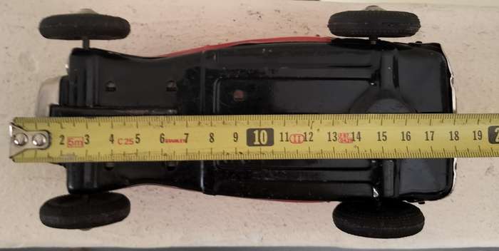Vintage Tin Toy - Hot Rod Car