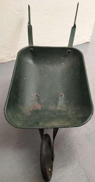 Vintage children`s wheelbarrow (repainted)