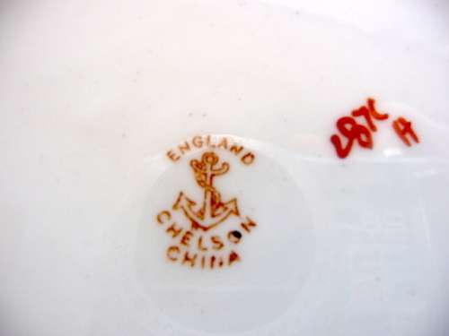 Vintage Chelson China Trio Tea Cup Saucer and Side Plate.