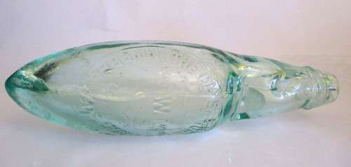 Vintage Chrislehurst Mineral Water Works Glass Bottle. Please note inside crack.
