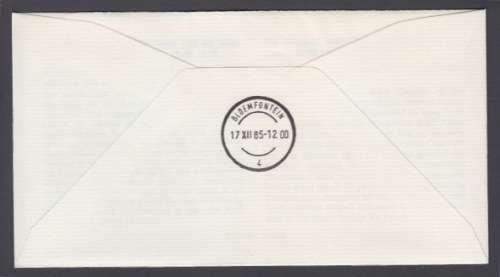 SA Airways 1935-1985 Cover 42 Flight Back stamped Bloemfontein