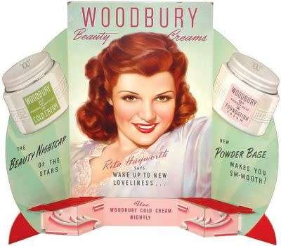 2 X VINTAGE WOODBURY COSMETIC JARS - MILK GLASS. ONE STILL UNOPENED.
