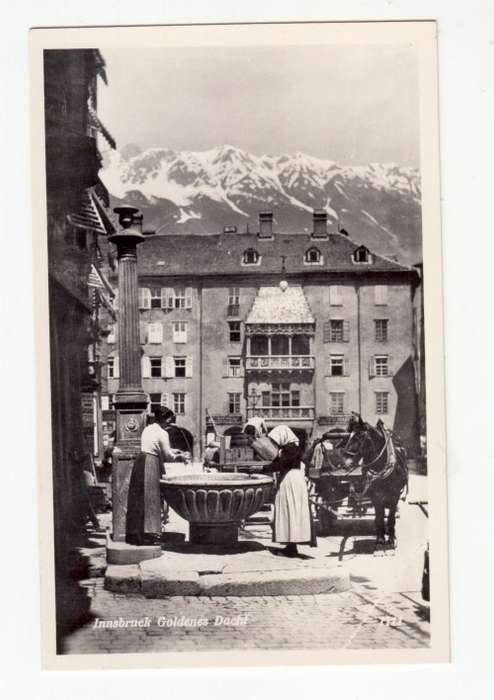Vintage Postcard - Innsbruck Goldenes Dacht.
