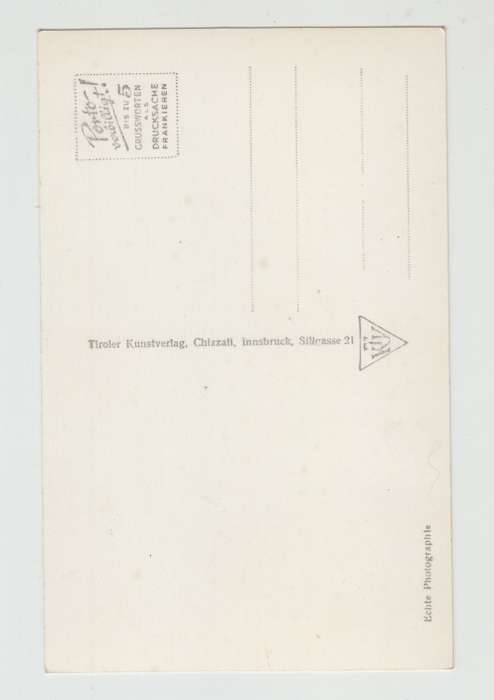 Vintage Postcard - Innsbruck Goldenes Dacht.