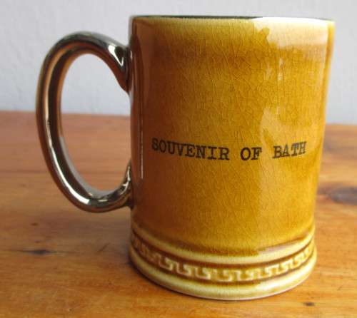 The Abbey, Bathe, Somerset, Mini Beer tankard. Souvenier. 70mm high.