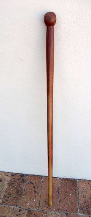 Vintage Hand Carved Wooden Knobkierrie. 900mm long
