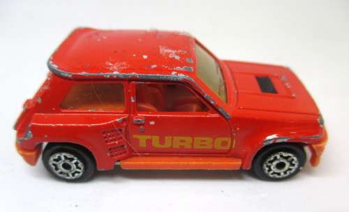 Renault R5 Turbo - Majorette 255 France 1:53. Well played, as per photo.