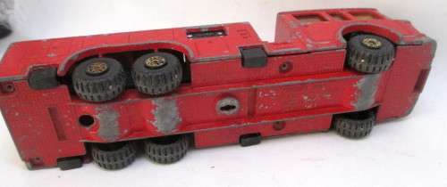 1979 Matchbox Super Kings K-39 Snorkel Fire Engine. Scale 1:50 Well Payed. Ladder Missing.