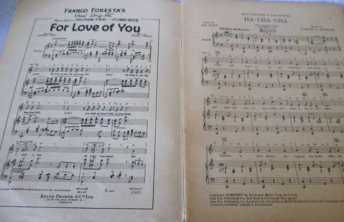 Keith Prowse` Jubilee Song & Dance Album - Complete Words, Tonic Sol-Fa, Ukulele and Full Piano 48p