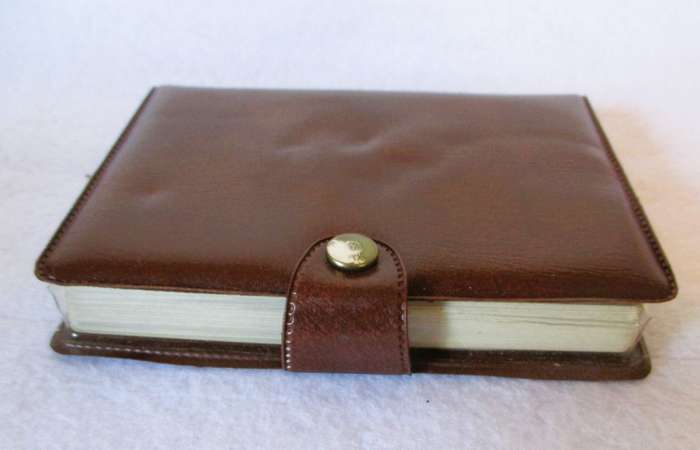 Vintage Protea Bridge Playing Cards 2 Decks in Leather Holder