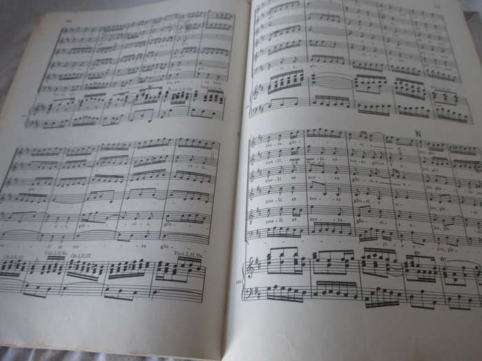 Messe in h-moll, BWV 248, Klavierauszug BACH, Johann Sebastian Published 1955.p240