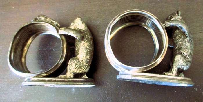 2 Reed & Barton SP Napkin Rings. Antique very collectable. As per photo.