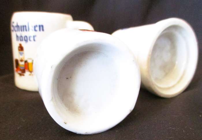 Lot of 5 Schnapps mini tankards.