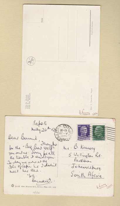 Vintage Postcard. 1930`s Capri Napoli, Italy Photo Postcards.
