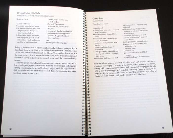 The Cooking of Germany Book by Nika Standen Hazelton 1970, Foods of the World. p128