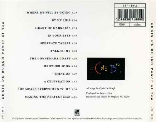 Chris de Burgh - Power Of Ten (CD)