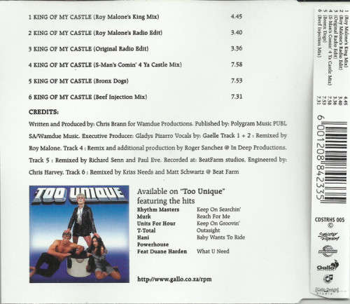 Wamdue Project - King Of My Castle (CD Single)