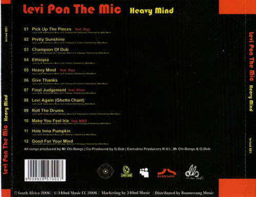 Levi Pon The Mic - Heavy Mind (CD)