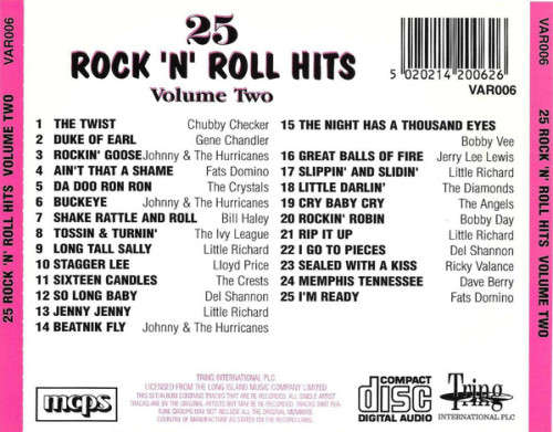 Various - 25 Rock `n` Roll Hits Volume Two (CD)