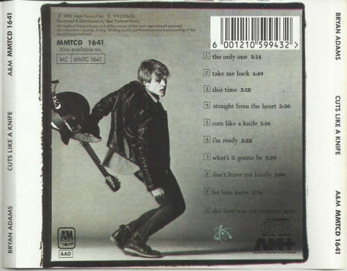 Bryan Adams - Cuts Like a Knife (CD)