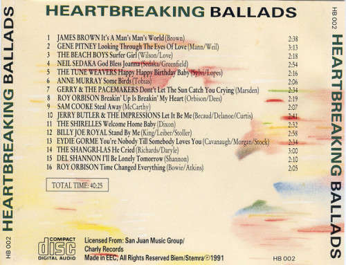 Various - Heartbreaking Ballads 2 (CD)