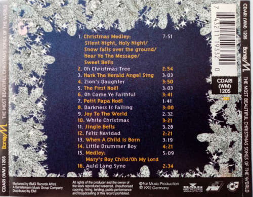 Boney M. - The Most Beautiful Christmas Songs Of The World (CD)