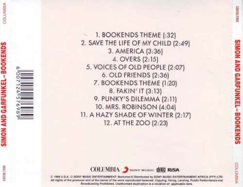 Simon & Garfunkel - Bookends (CD)