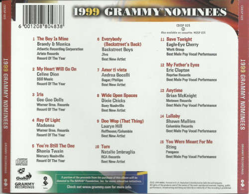 Various - 1999 Grammy Nominees (CD)