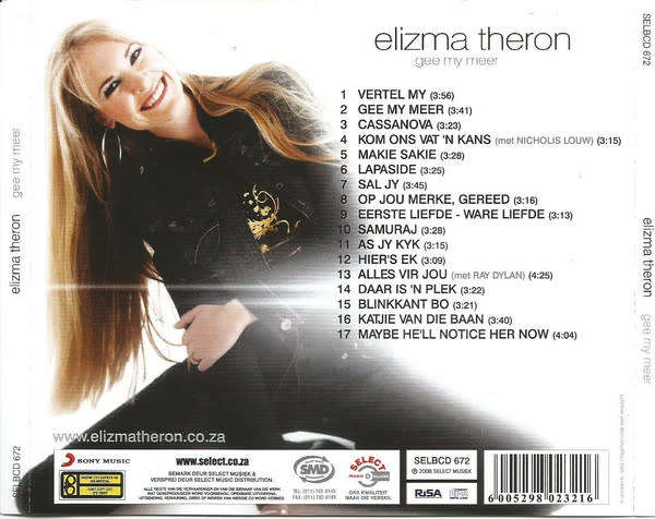 Elizma Theron - Gee My Meer (CD)