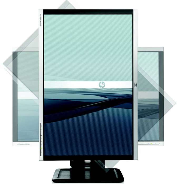 HUGE!! HP **24INCH** FULL HD LCD SCREEN WITH DVI, VGA, USB PORTS, ROTATE FUNCTION