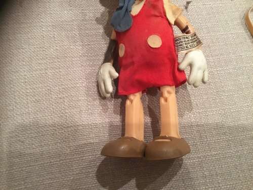 Vintage pinocchio Walt Disney made in Hong Kong 1950 /60 era