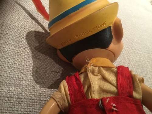 Vintage pinocchio Walt Disney made in Hong Kong 1950 /60 era