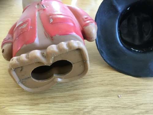 South African ALLIED BANK PADDINGTON BEAR WITH HAT MONEY BOX