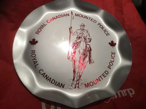 Royal Canadian mounted police tray / plate/plaque etc