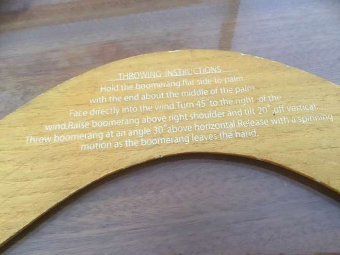 AUSTRALIA boomerang