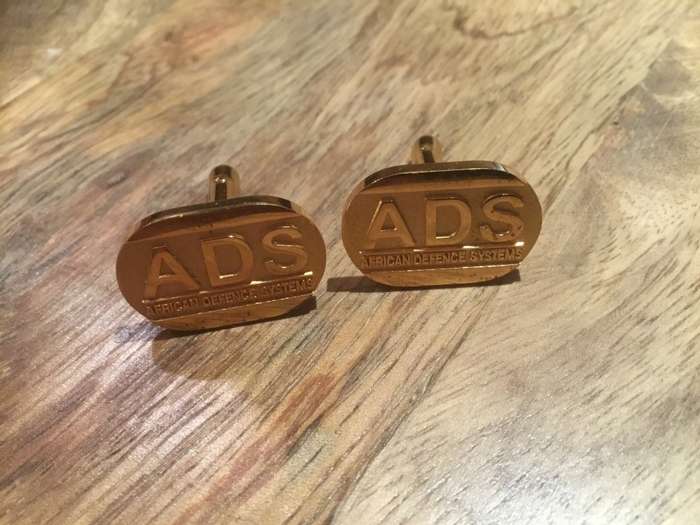 A.D.S African Defence system ( arms deal ) Cufflinks