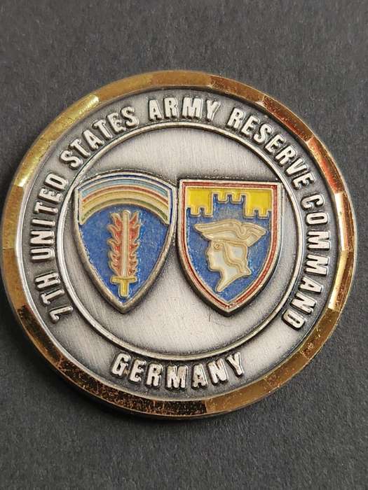 US Army Reserve Command Germany presented by the Commander 7th Army Reserve- as per photograph